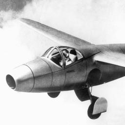 Die "He 178", das erste Düsenflugzeug der Welt.