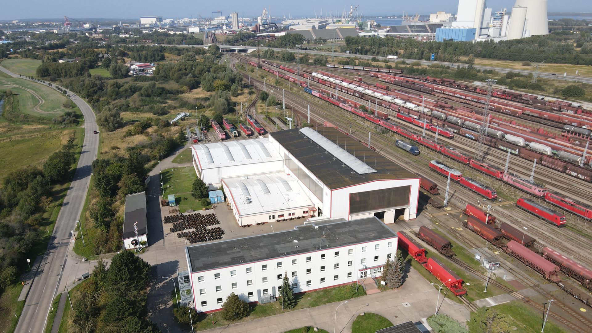 Seehafen Rostock: Arbeit im Bahnbetriebswerk geht weiter