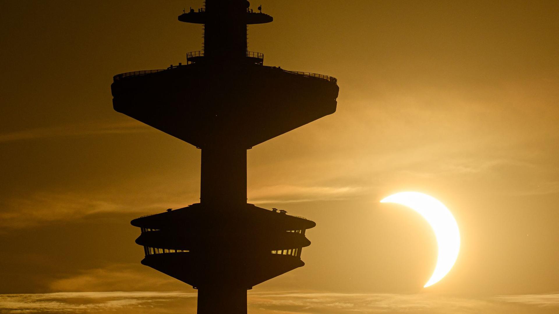 Partielle Sonnenfinsternis: So war sie in Hamburg zu sehen