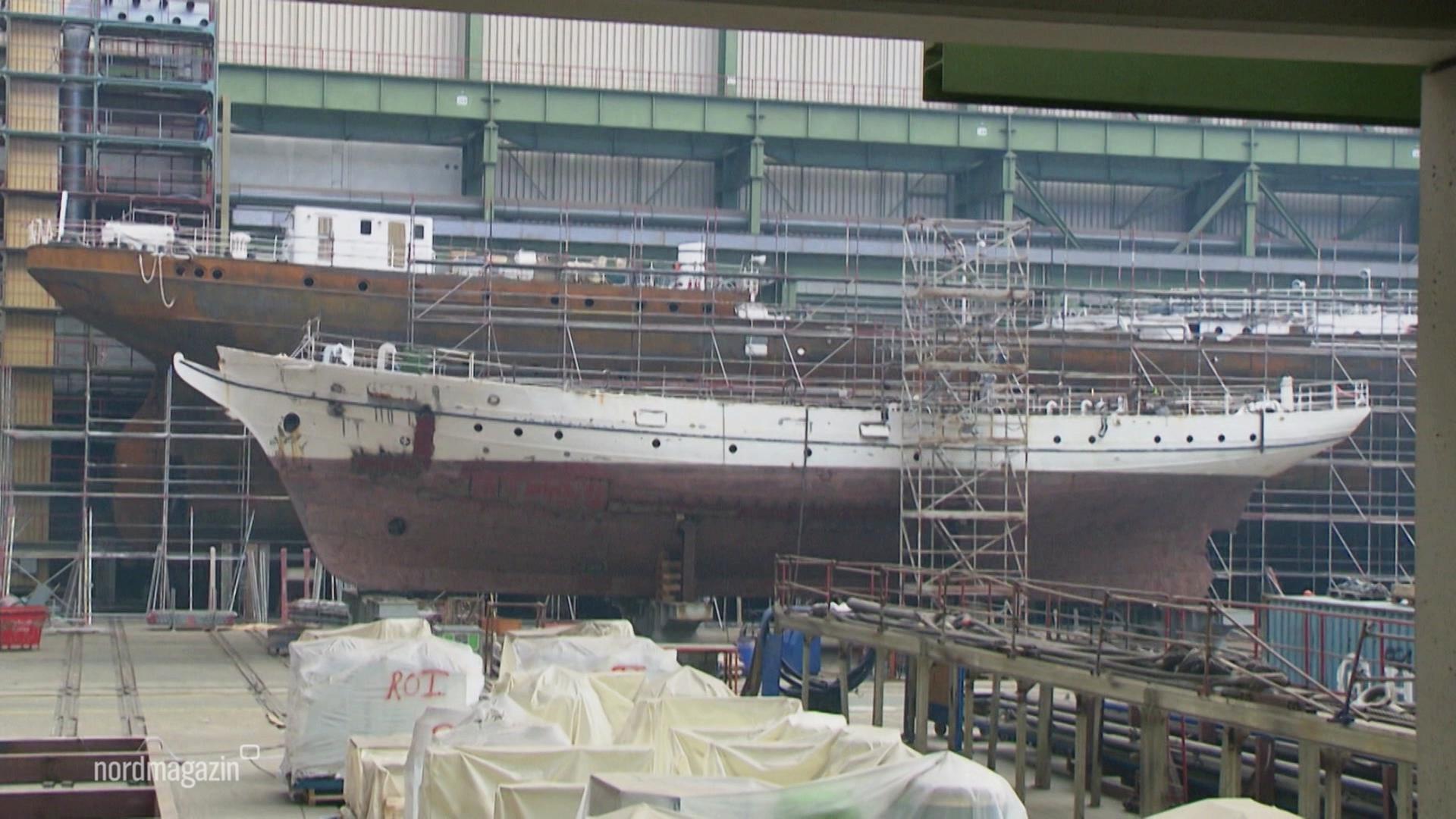 Werftarbeiter in Stralsund wohl mit Bleistaub kontaminiert