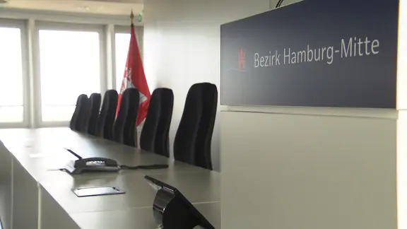 Das Bezirksamt in Hamburg Mitte.
