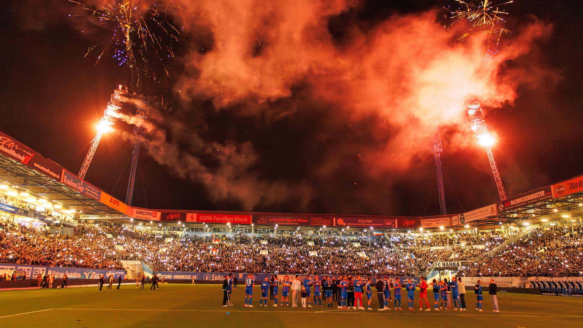 Pyro-Unfall bei Hansa Rostock: Polizei schließt Ermittlungen ab