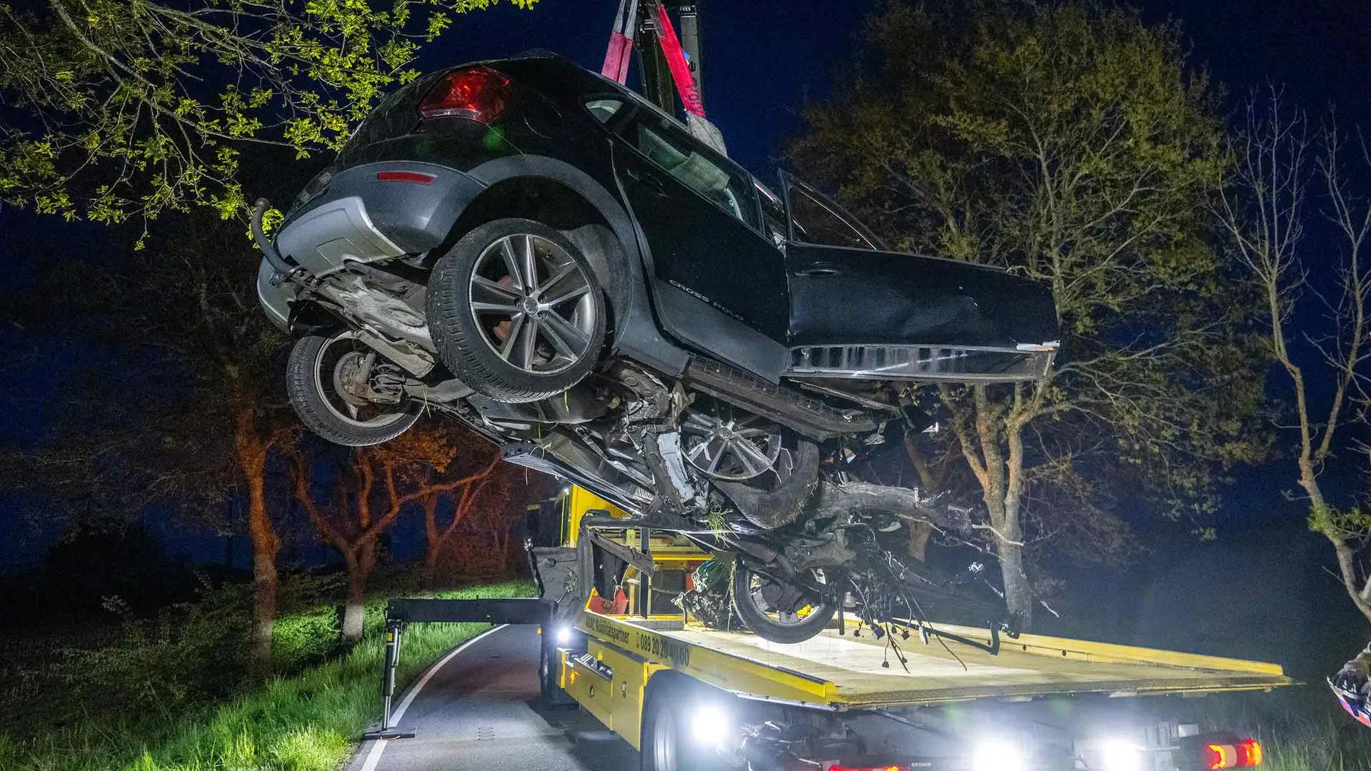 Unfall bei Großenwiehe: 27-Jähriger lebensgefährlich verletzt