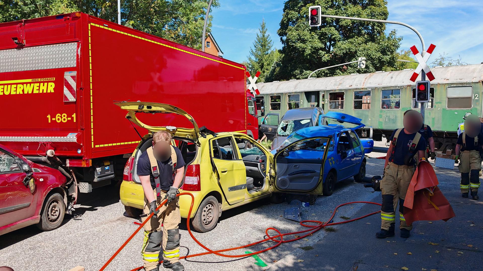 Bergedorf: Katastrophenschutz probt Einsatz bei gestelltem Zugunglück