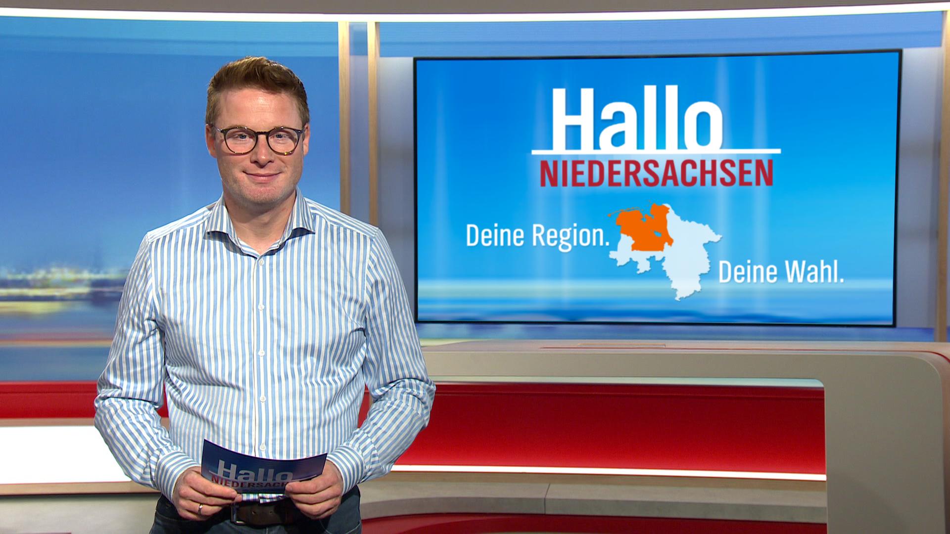 Bertil Starke steht im Hallo Niedersachsen Studio. | NDR