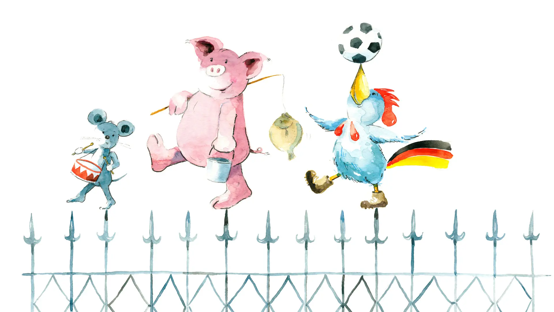 Helme Heines Kunst für Kinder: Märchenhaftes mit kritischen Botschaften