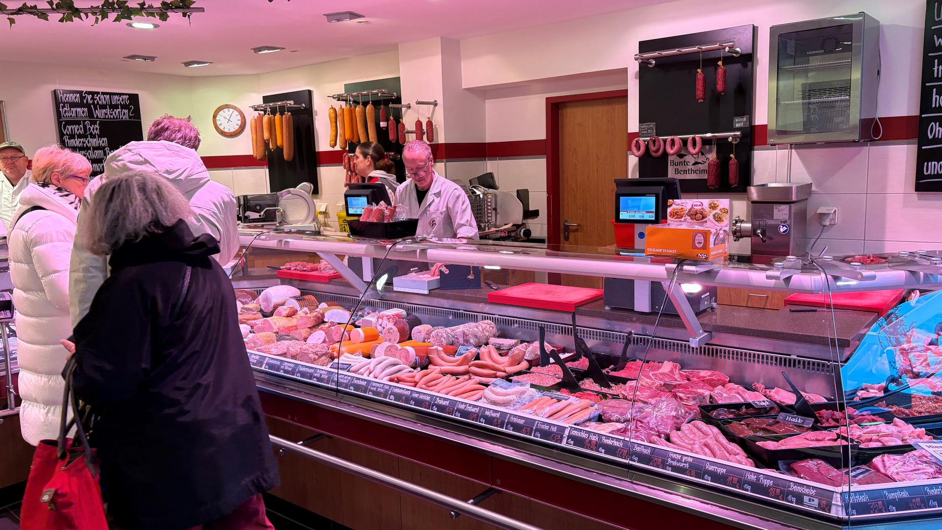 Das Fleischerfachgeschäft 