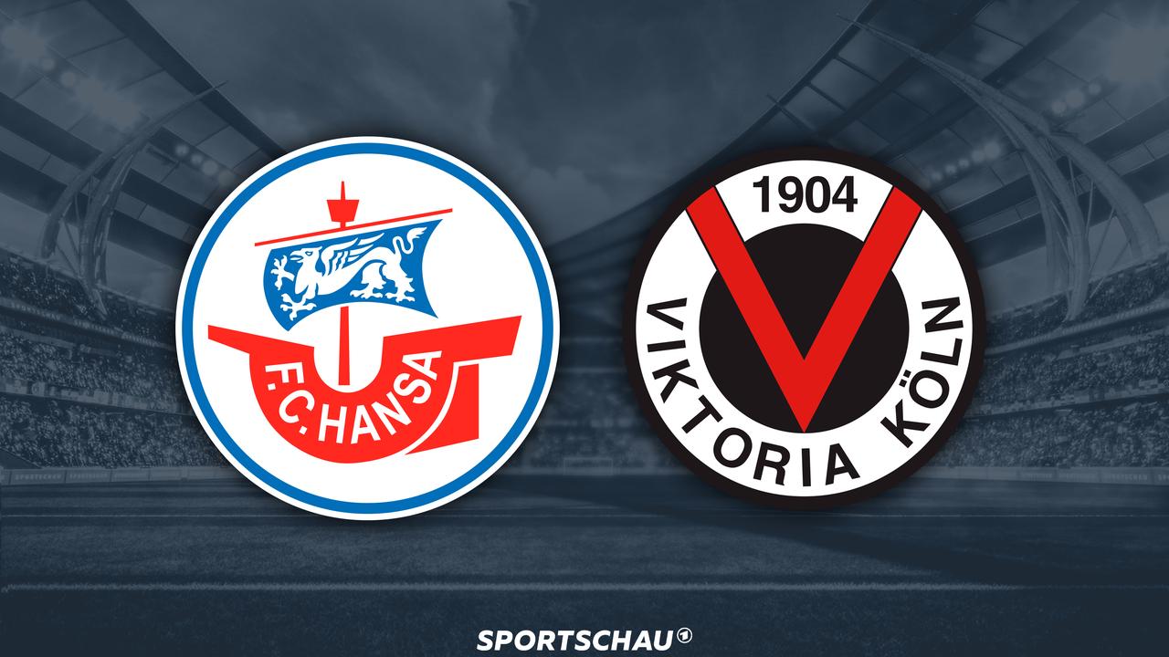 Hansa Rostock gegen Viktoria Köln