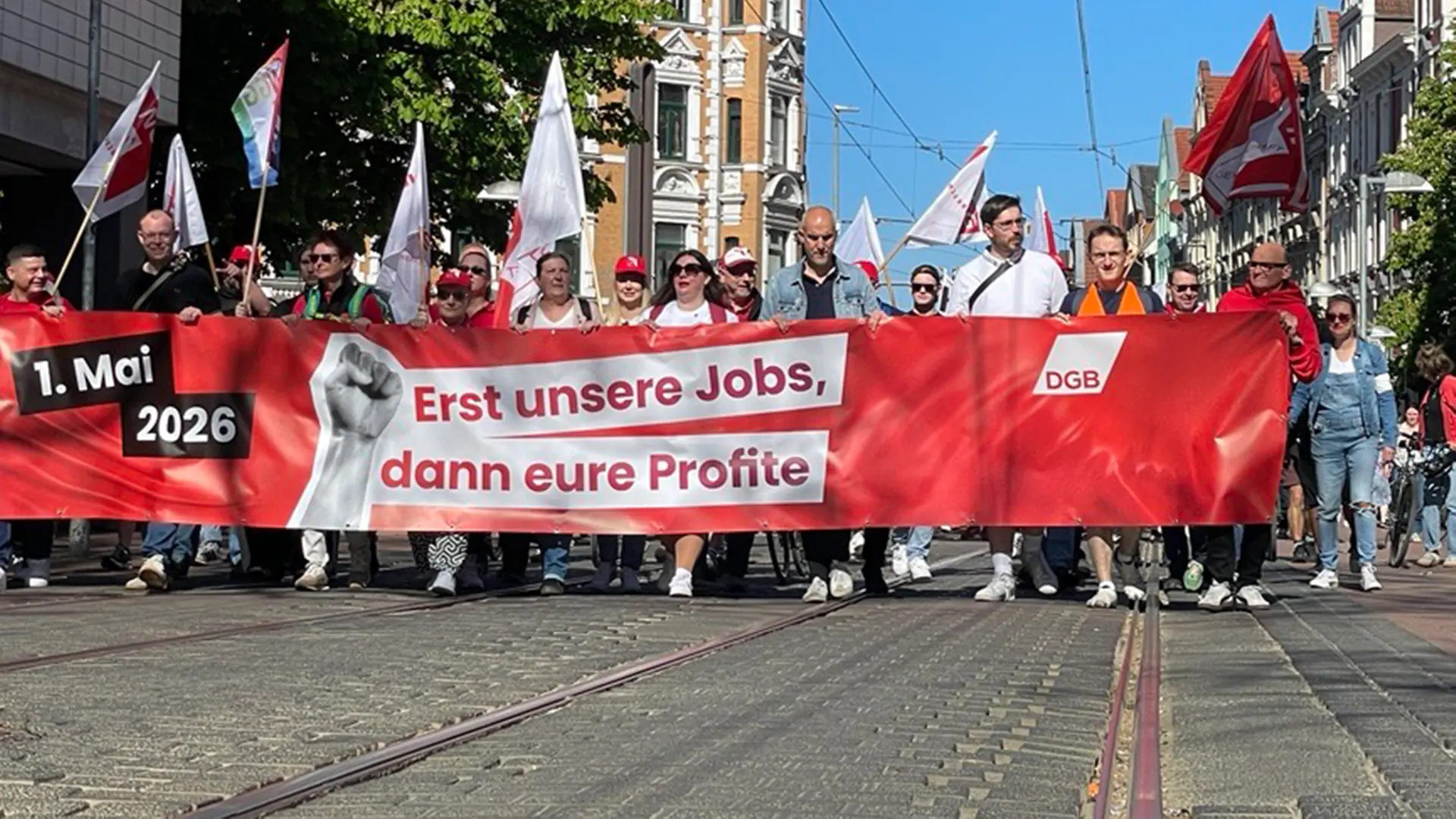 Tag der Arbeit: Kundgebungen und Demos in Niedersachsen