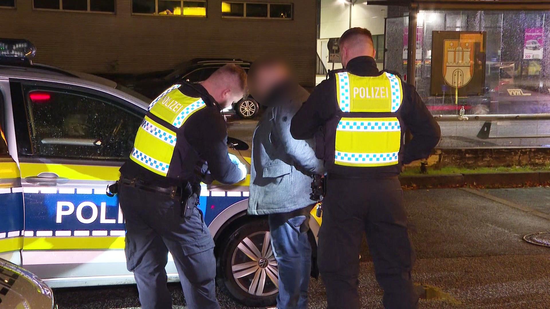 Heimfeld: Geladene Schusswaffe bei Verkehrskontrolle gefunden