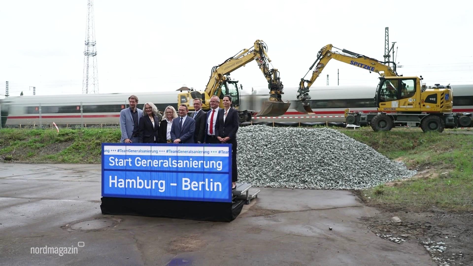 Deutsche Bahn: Start der Generalsanierung Hamburg-Berlin
