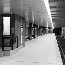U-Bahnstation Lutterothstraße in Hamburg, nach Fertigstellung 1965