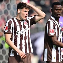 St. Paulis Spieler reagieren auf einen Gegentreffer