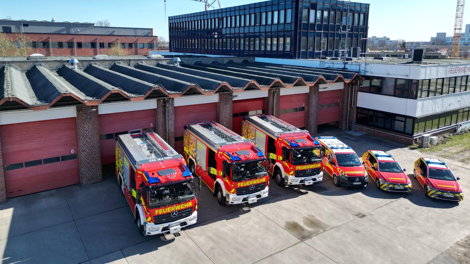 Neue Fahrzeuge für Rostocker Feuerwehr