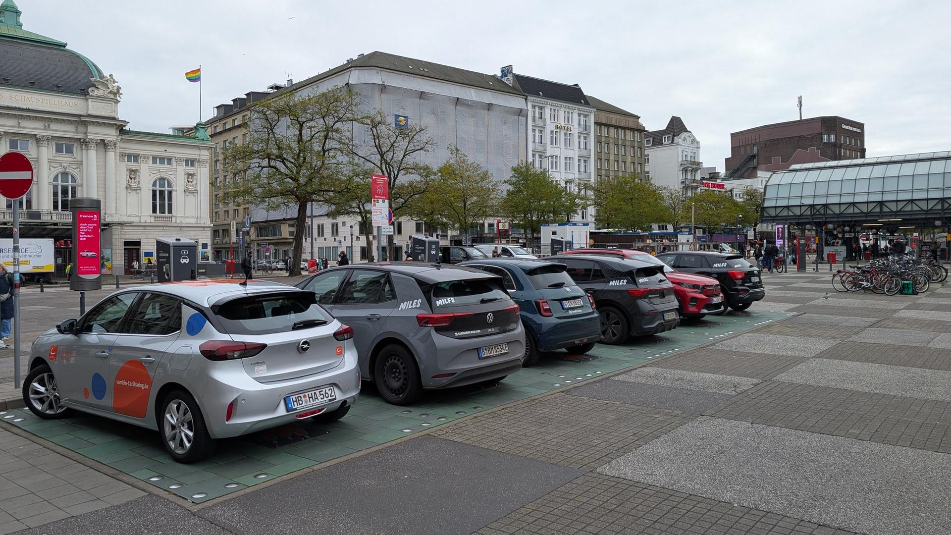 Zahl der Carsharing-Autos in Hamburg gesunken