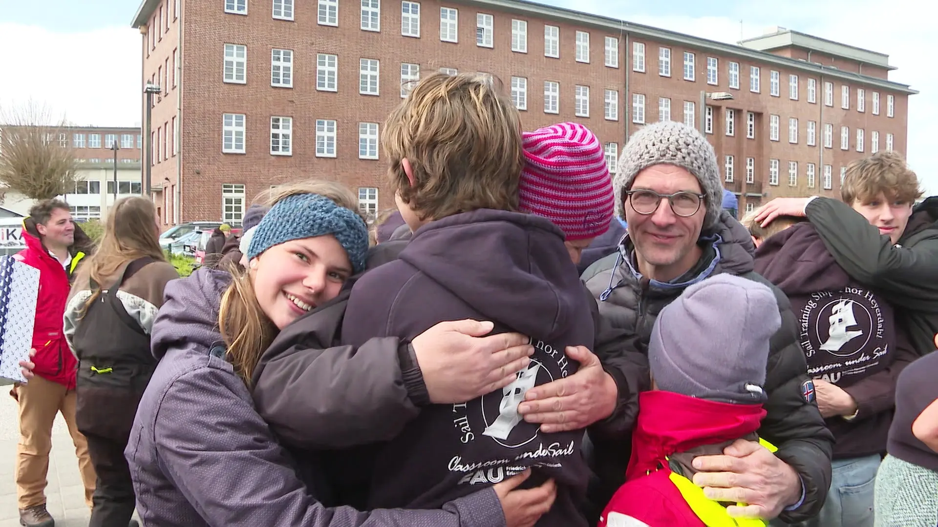 Klassenzimmer unter Segeln - 