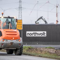 Blick auf das Baufeld der geplanten Batteriezellfabrik der Firma Northvolt bei Heide.