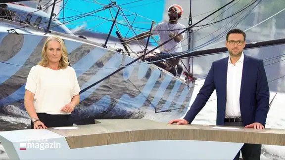 Harriet Heise und Christopher Scheffelmeier moderieren das Schleswig-Holstein Magazin am 10.08.2025.