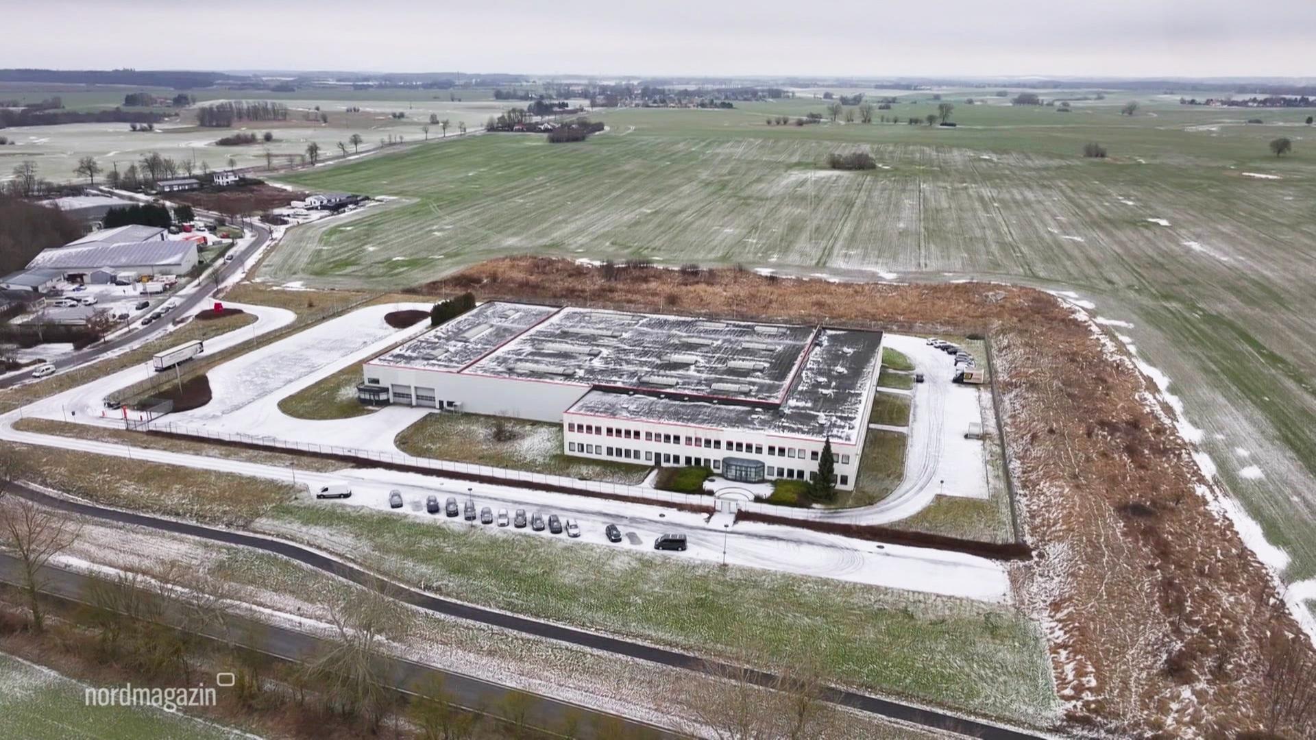 Luftaufnahme vom ehemaligen Cola Werk in Ziesendorf | Screenshot