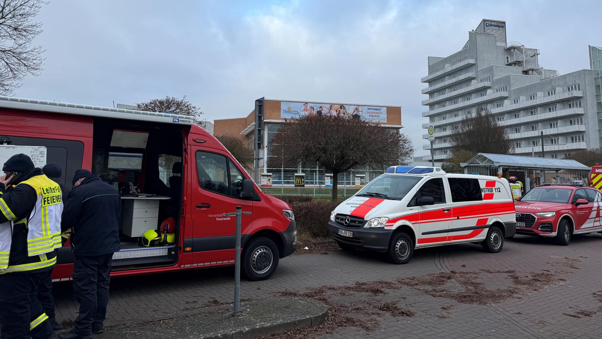 Stralsund: Ammoniak-Leck im "Hansedom" gefunden und repariert