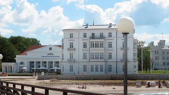 Blick auf das Tagungshotel