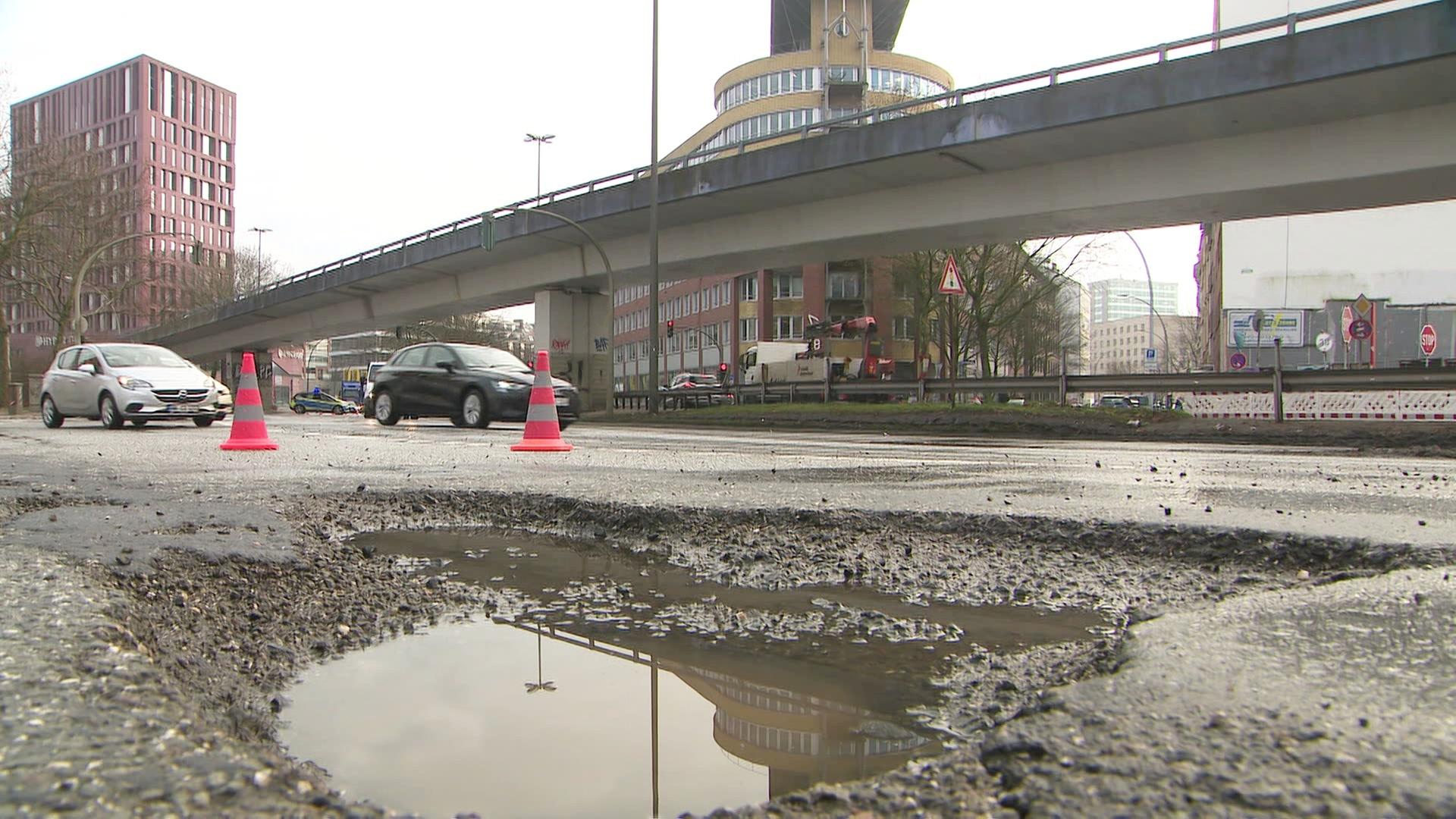 Hamburg: Senat kündigt Schlagloch-Offensive an