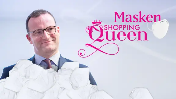 Ex-Gesundheitsminister Jens Spahn ist die Masken-Shopping-Queen (extra 3 vom 19.06.2025 im Ersten) (Bild hat KI-generierte Elemente)