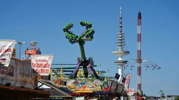 Sommerdom in Hamburg.