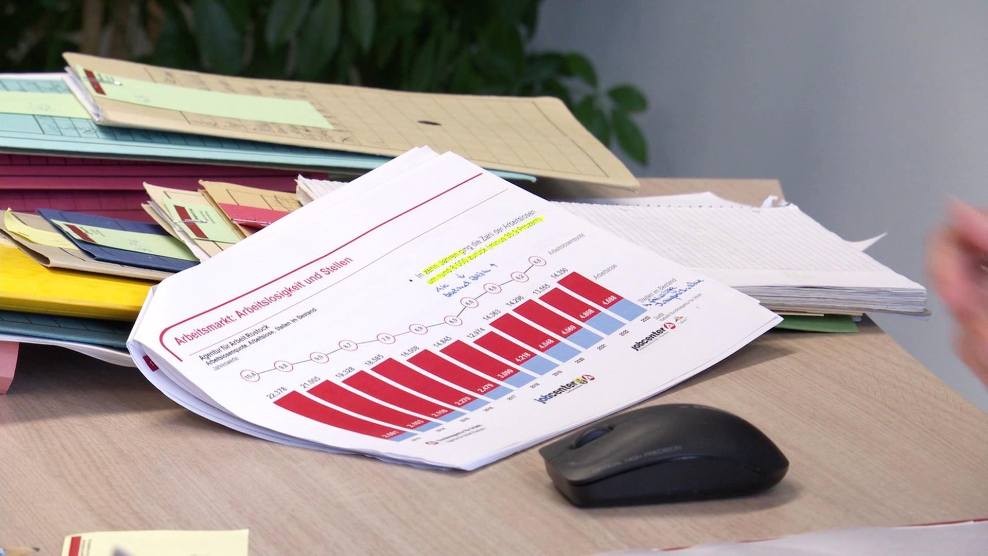 Arbeitsmarktzahlen im März: Weniger Arbeitslose in Region Rostock