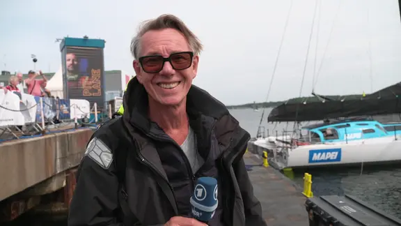 NDR Reporter Sven Kaulbars in Kiel
