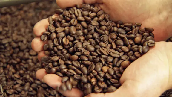 Geröstete Kaffeebohnen