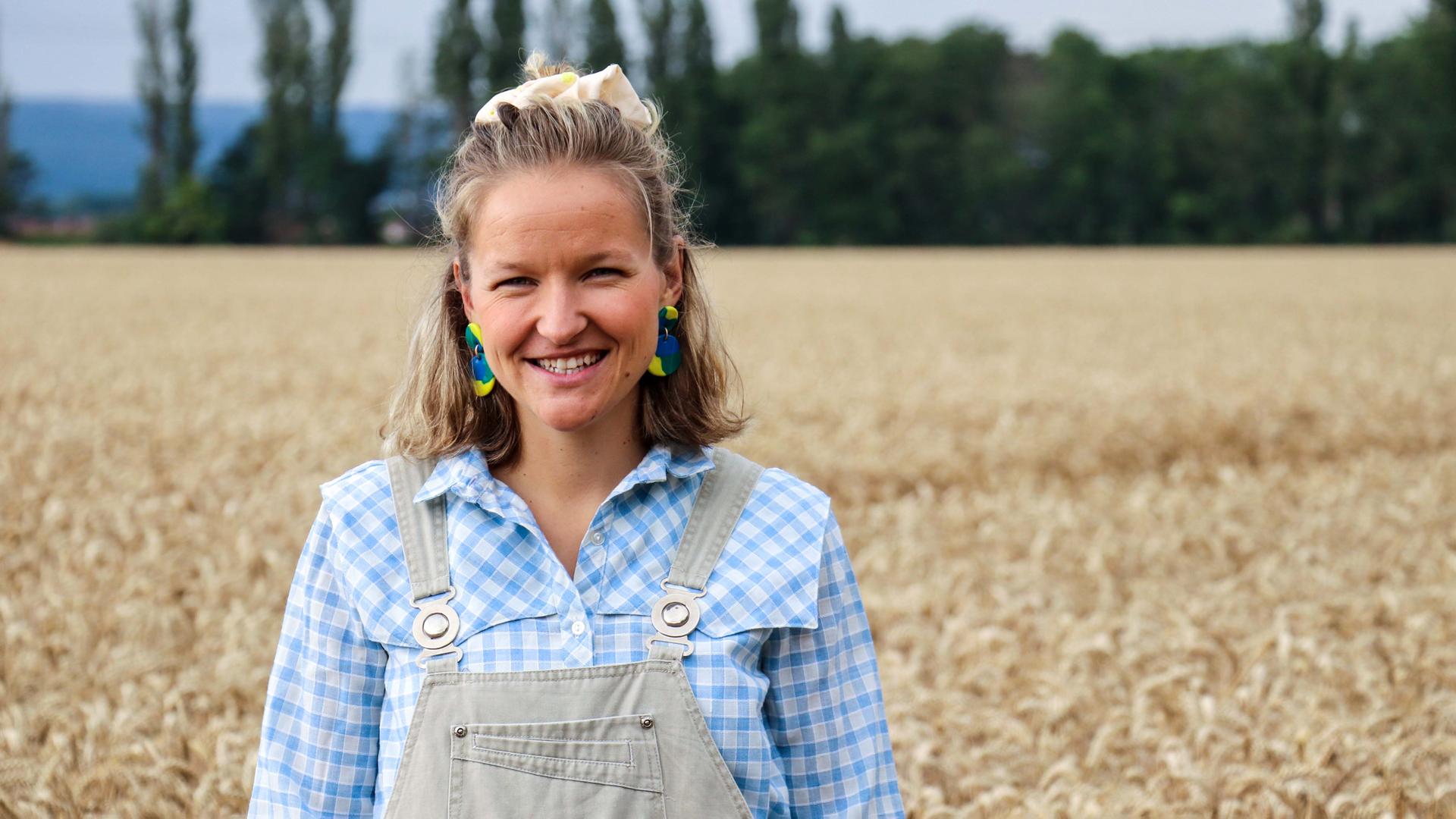 Landwirtin Maja Mogwitz vom NDR Podcast 63 Hektar | NDR, Luisa Müller