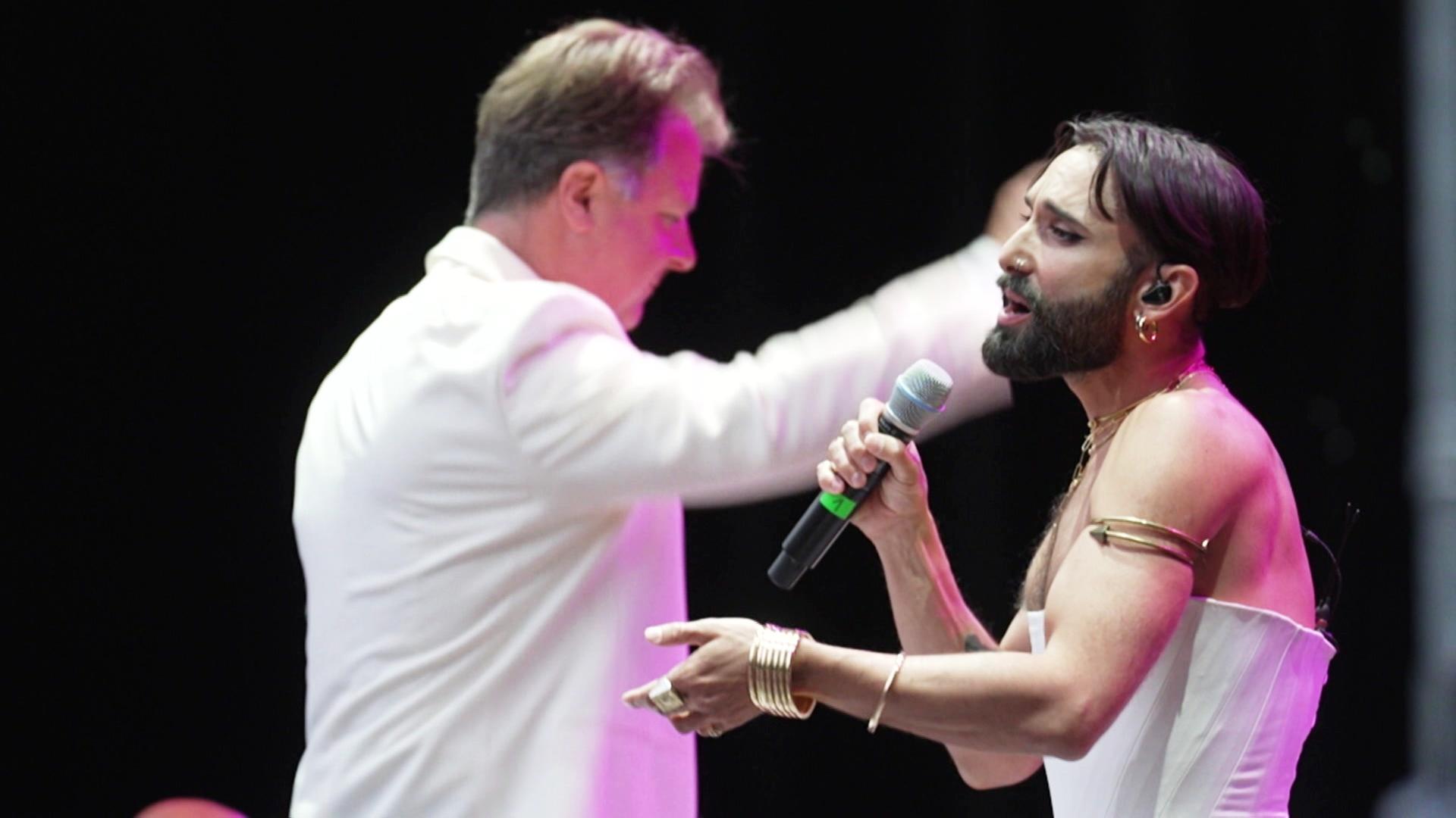 Emotionaler Auftritt von Conchita Wurst in Schwerin