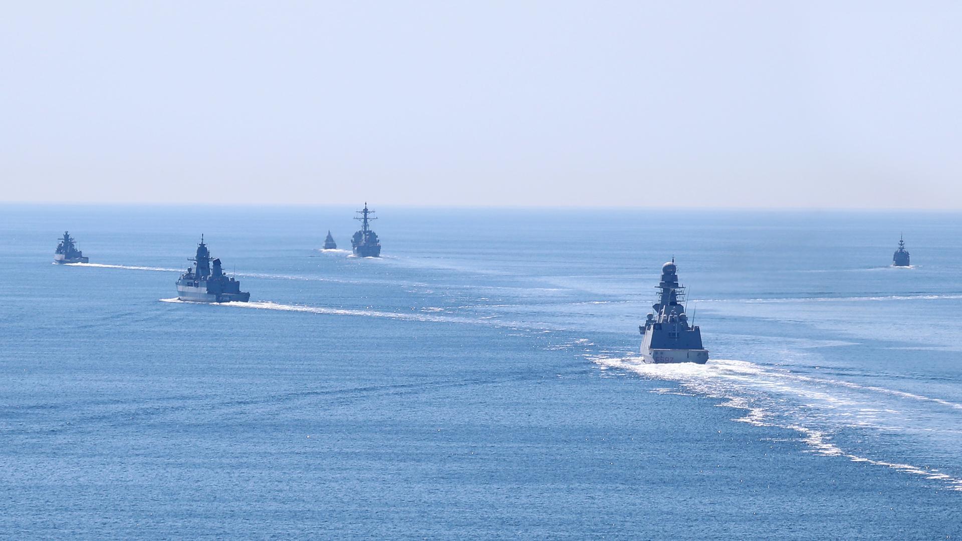NATO-Manöver Baltops: Deutsche Marine trainiert auf der Ostsee