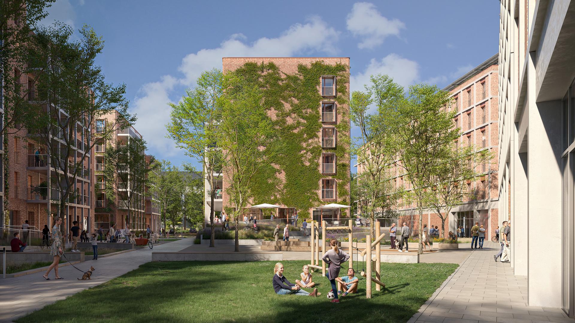 Hamburg: Spatenstich für neues Wohnquartier Hafenbahnpark