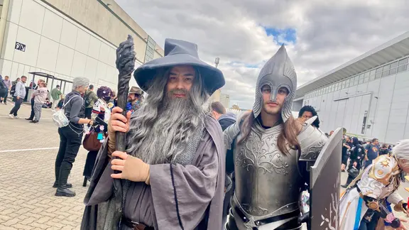 Zwei Cosplayer auf der Polaris 2025