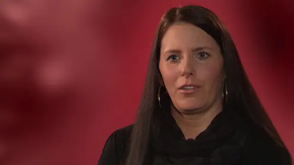Die Patientin im Interview.