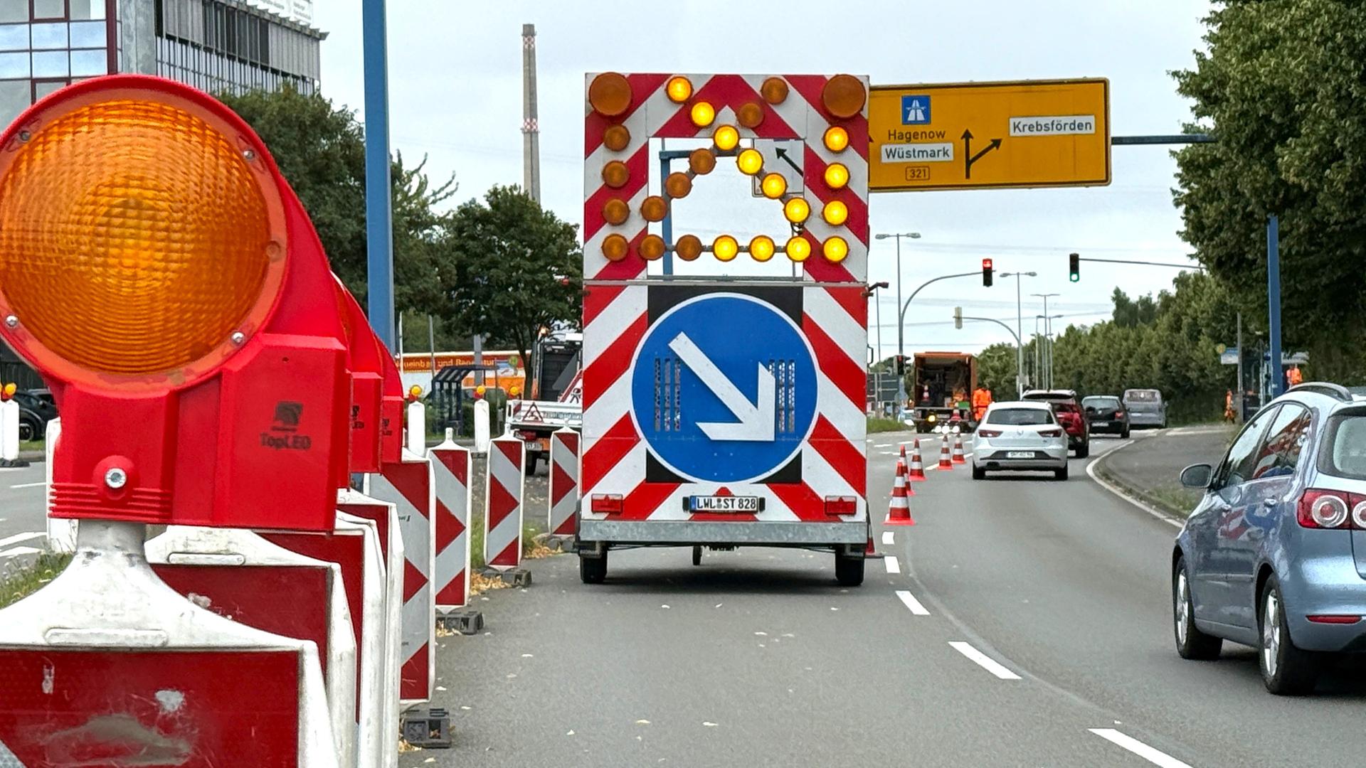 Pampower Straße in Schwerin: Bauarbeiten bis März 2027
