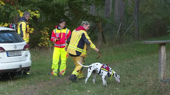 Ein Hund der Rettungshundeeinheit der Polizei | Stefan Tretropp Ein Hund der Rettungshundeeinheit der Polizei