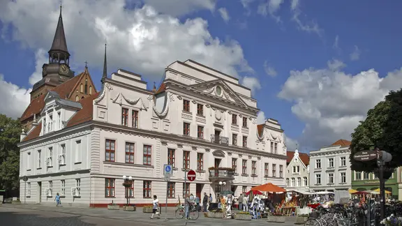 Das Rathaus von Güstrow