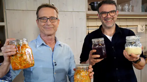 Dr. Matthias Riedl (li) und Tarik Rose.