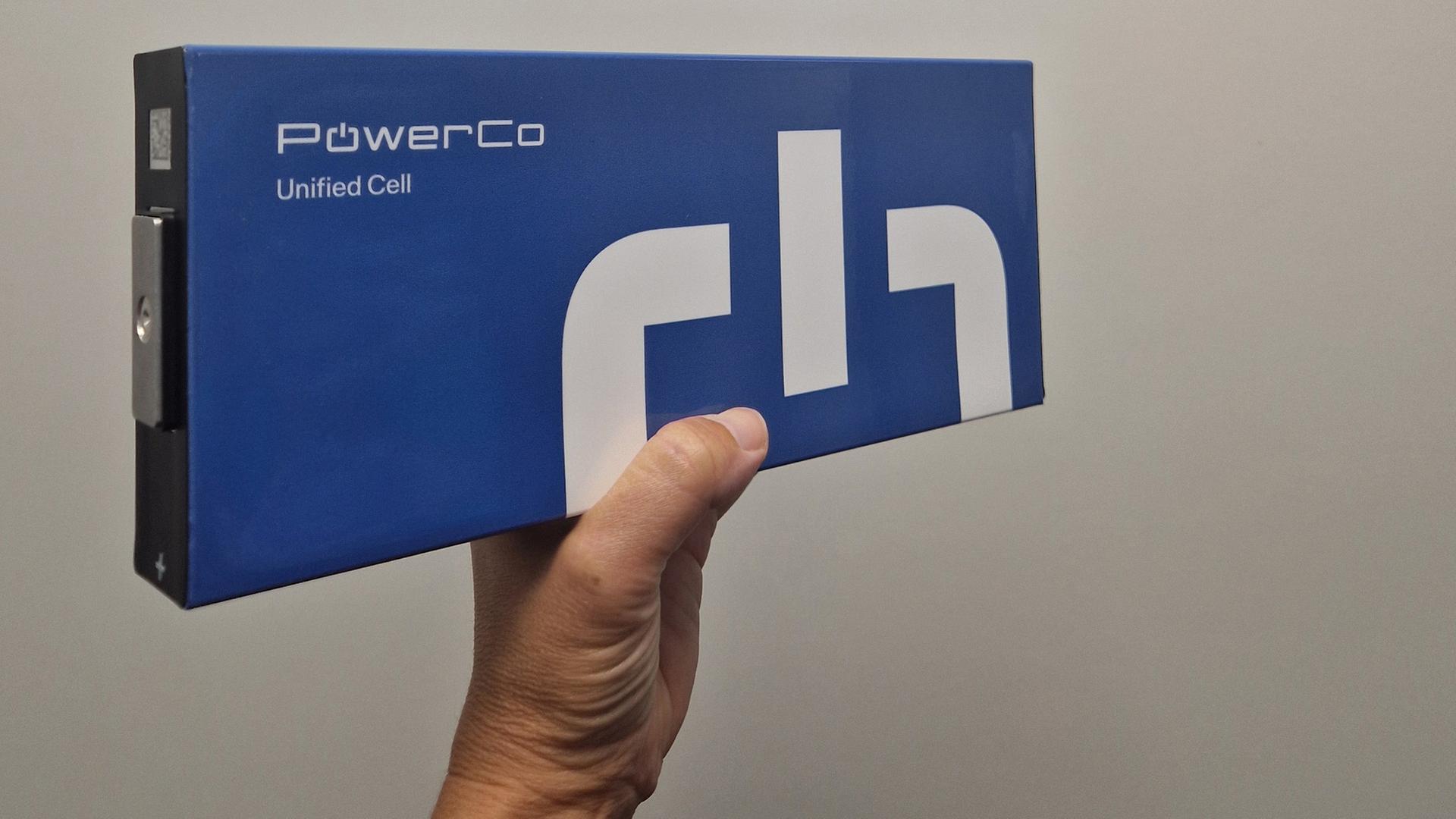 Eine Batteriezelle der VW-Tochter PowerCo in Salzgitter. | Susanne Tappe