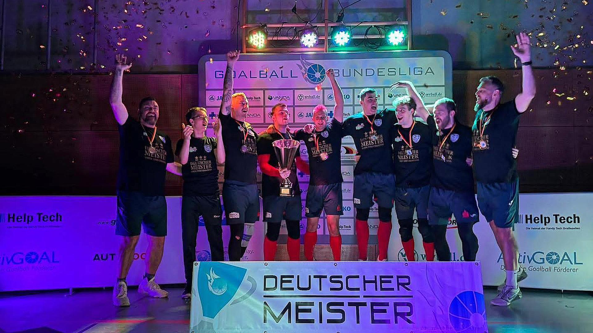 Rostocker Goalballer gewinnen Deutsche Meisterschaft