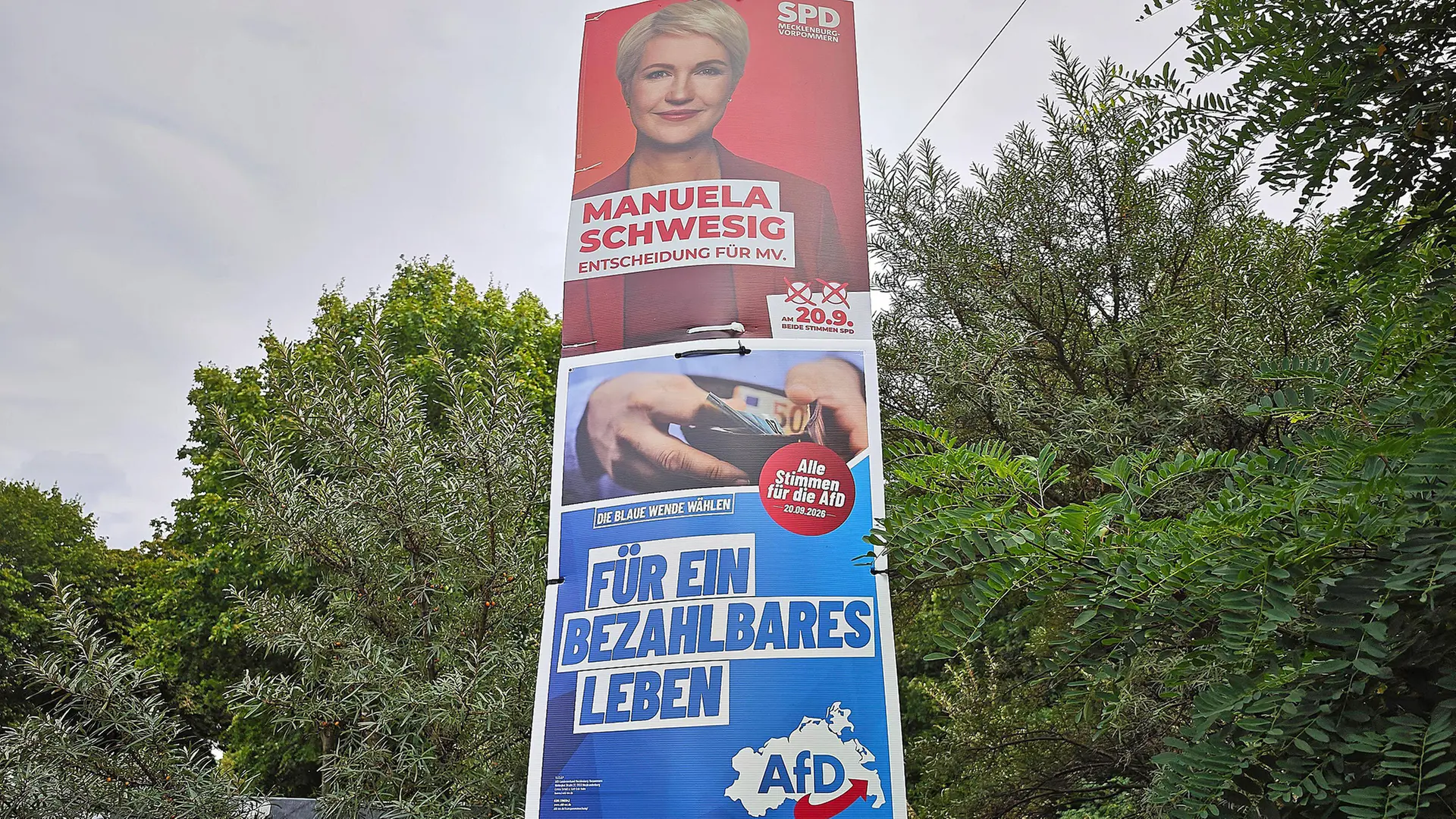 Wahlkampffinale: Schwesig-Faktor bringt SPD vor AfD, CDU und Grüne zittern um Einzug in den Landtag