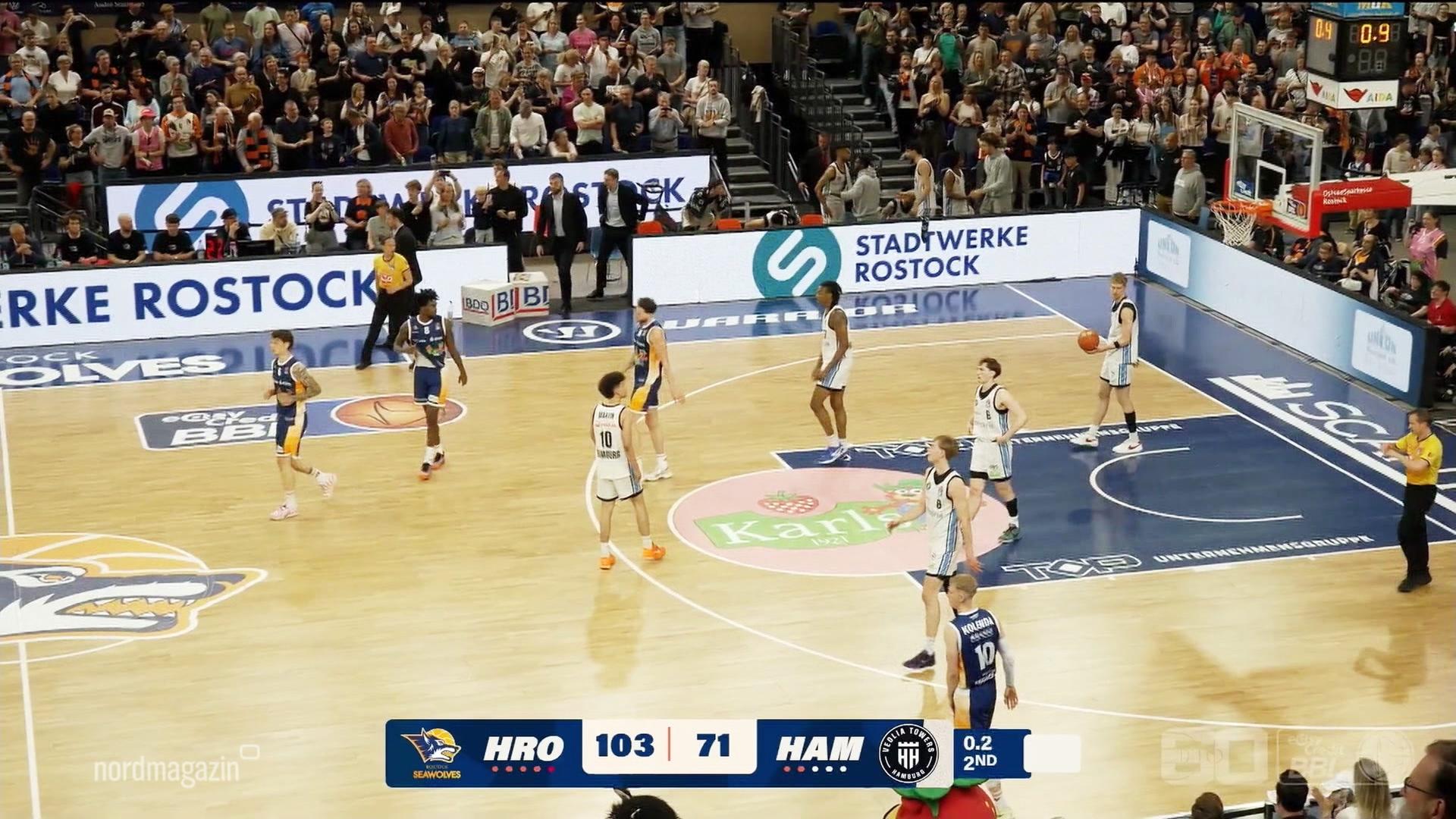 Basketball: Seawolves siegen verdient gegen Hamburg