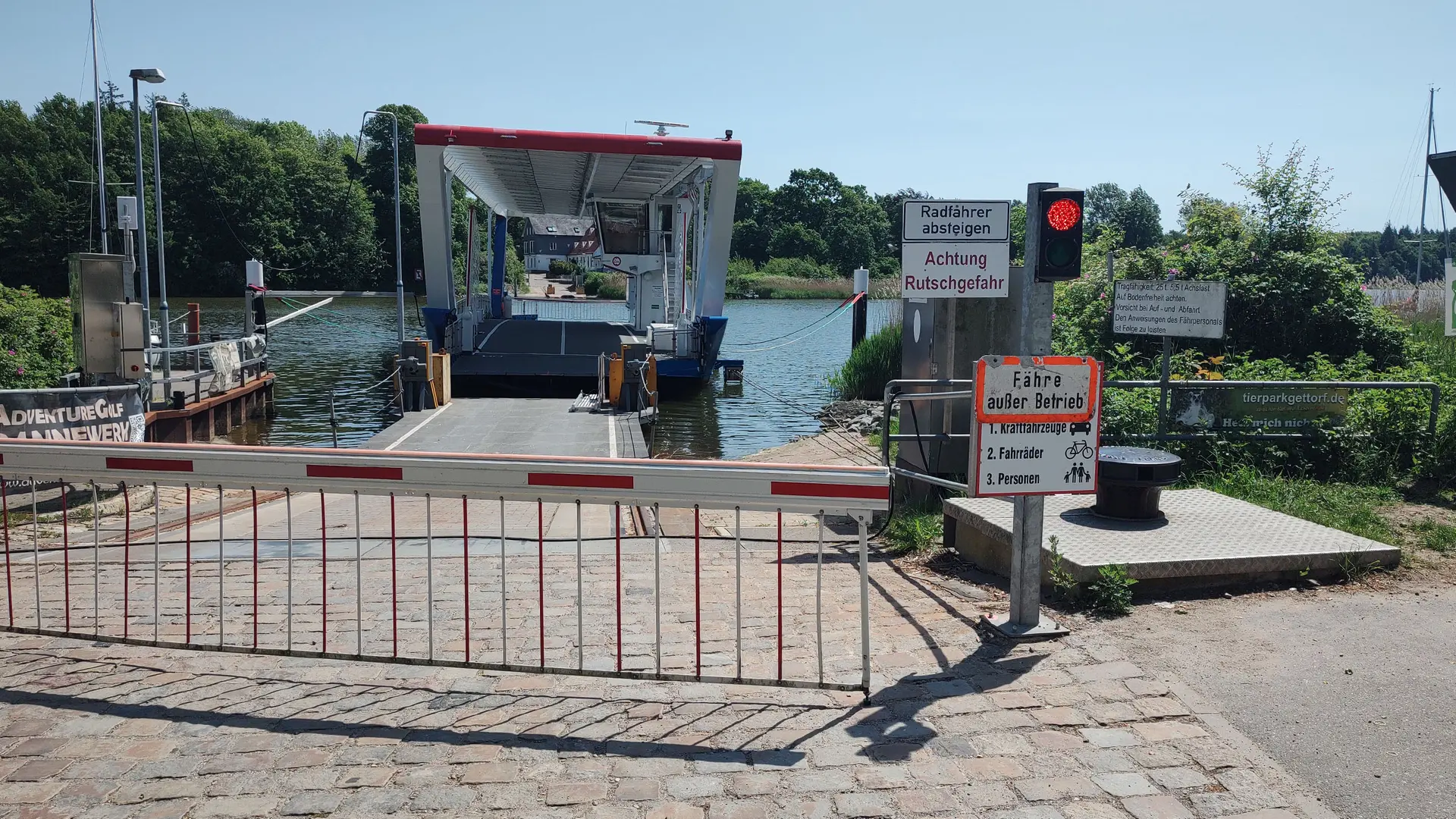 Le ferry 'Missunde III' effectue de nouveaux essais