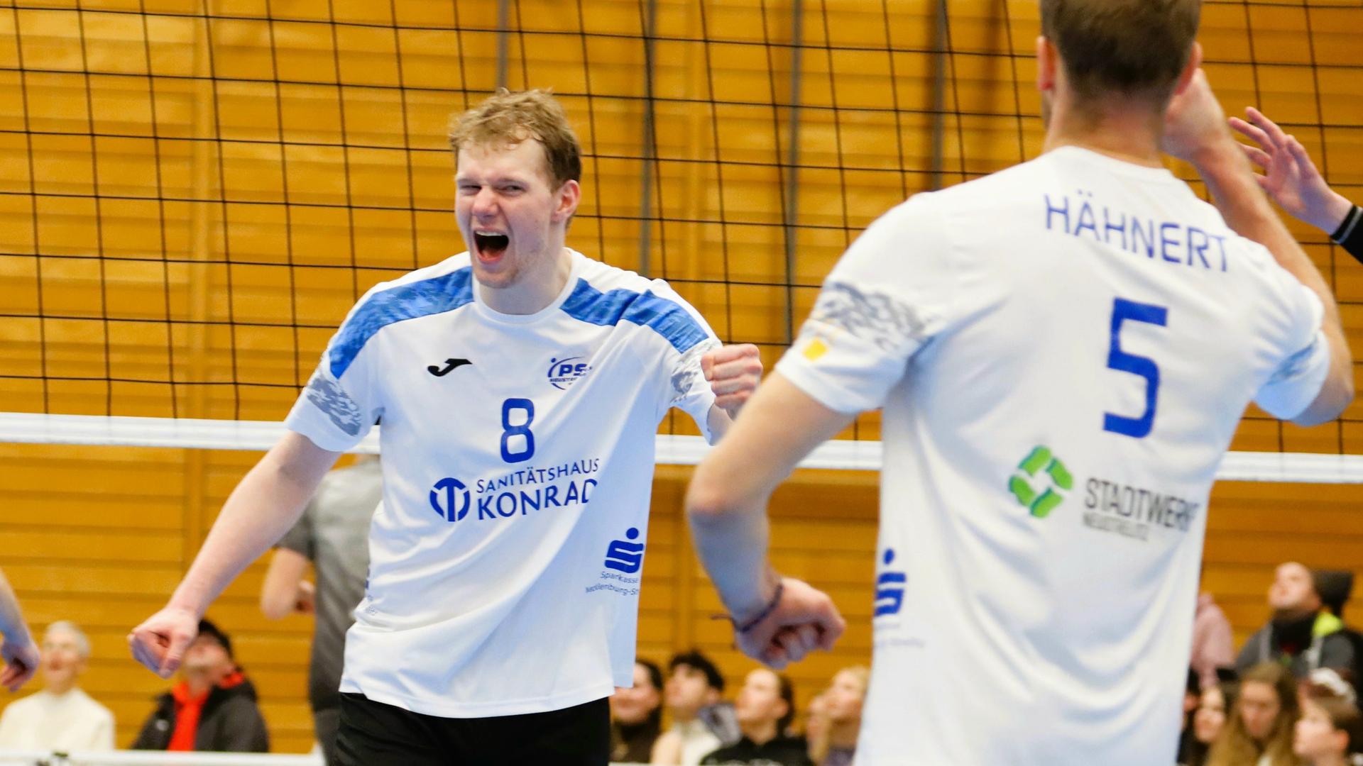Volleyballer aus Neustrelitz gewinnen gegen Essen