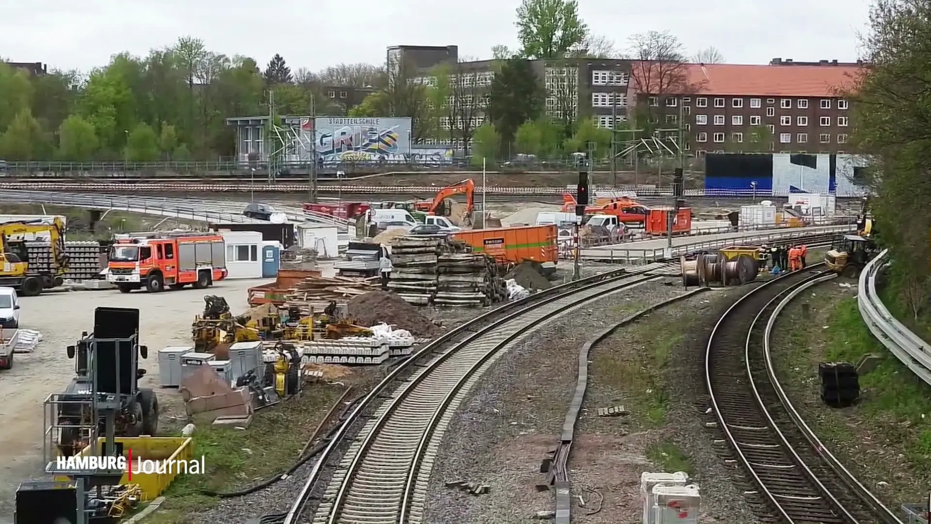 Schwerer Unfall auf S-Bahn-Baustelle