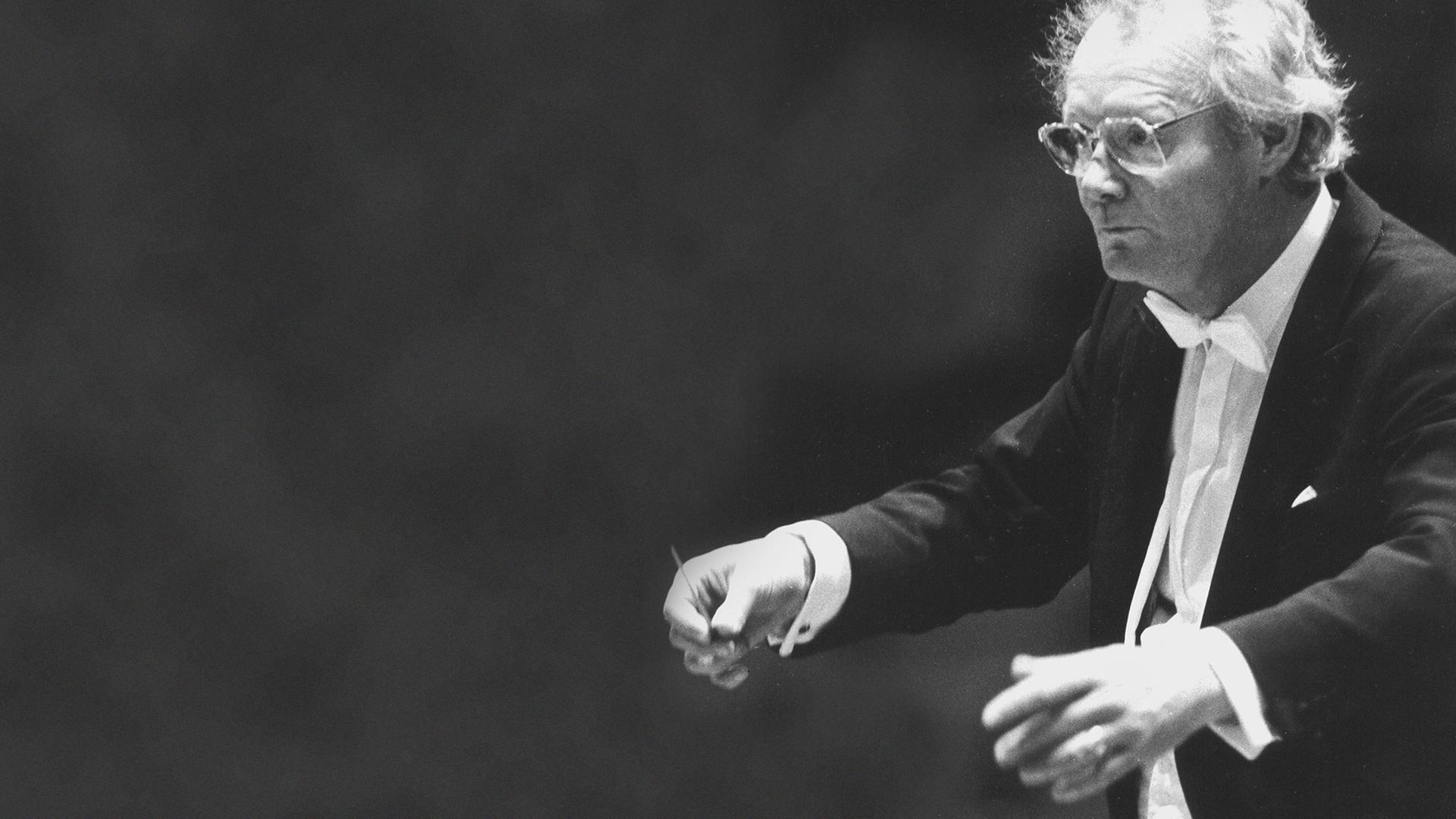 Klaus Tennstedt dirigiert | picture alliance / dpa, The London Philharmonic Orchestra