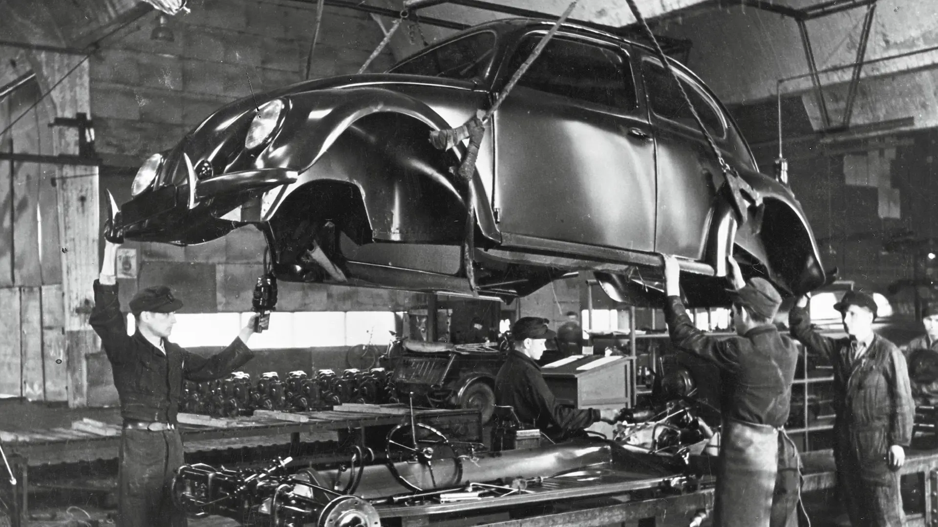1945: When the first VW Beetle was built in Wolfsburg